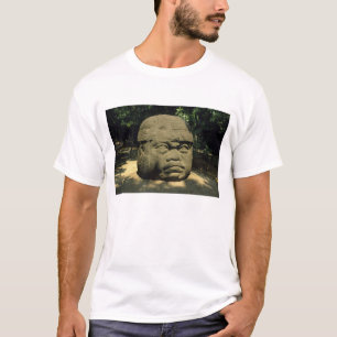 T-shirt Mexique, Villahermosa, tête géante Olmèque, La Ven