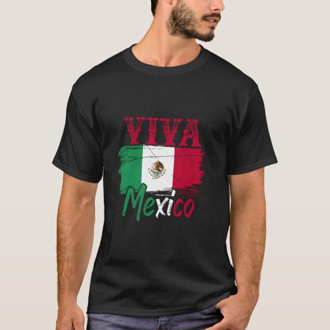 T-shirt Mexique Ville Mexique Drapeau cadeau Amérique lati (Devant)