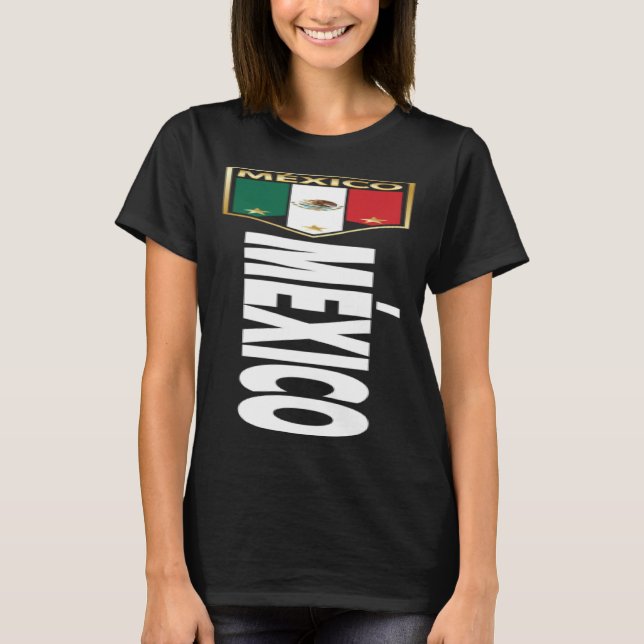 T-shirt Mexique vintage Fier Mexicain Fútbol (Devant)