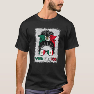 T-shirt Mexique Viva Mexique Fierté Drapeau mexicain