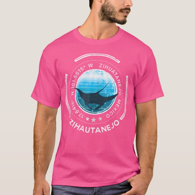 T-shirt Mexique Zihuatanejo Plongée (Devant)