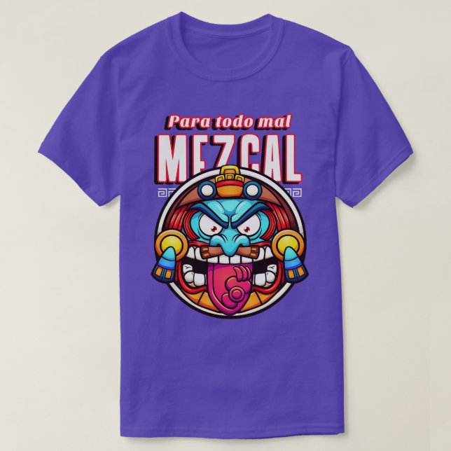 T-shirt Mezcal Mexique Mexicano Aztec (Design devant)