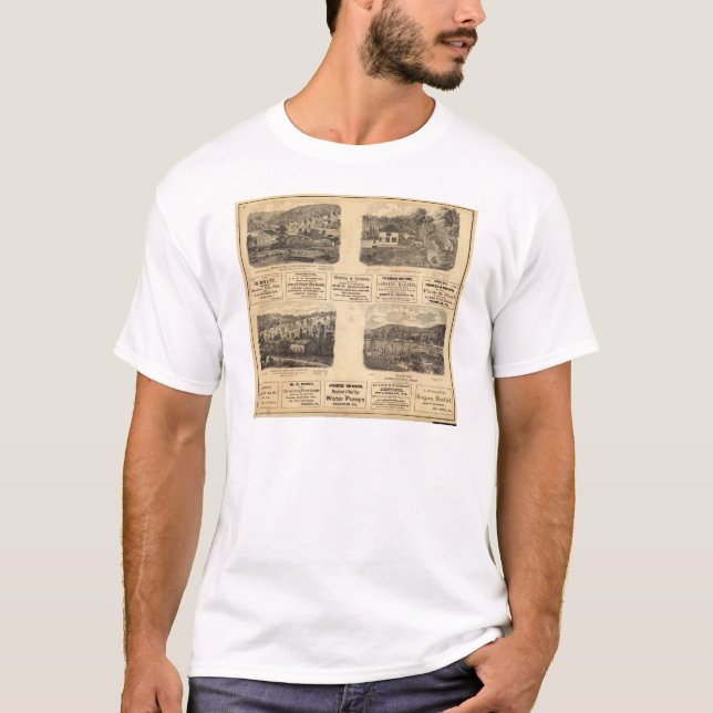 T-shirt Mfg Co, gisements de pétrole (Devant)