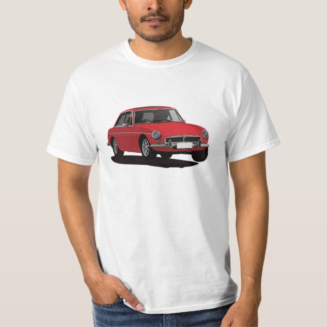 T-shirt MG MGB GT - rouge (Devant)
