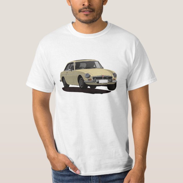 T-shirt MG MGB GT V8 - beige (Devant)