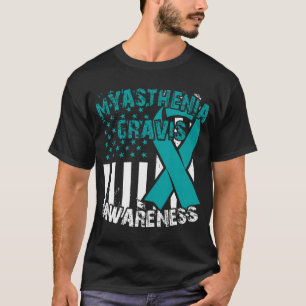 T-shirt Mg Sensibilisation T Chemise Myasthenia Gravis