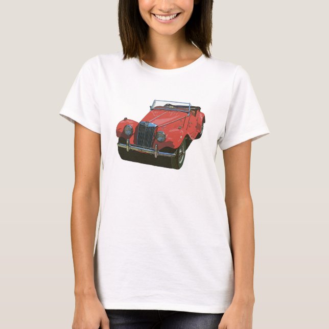 T-shirt MG TF rouge (Devant)