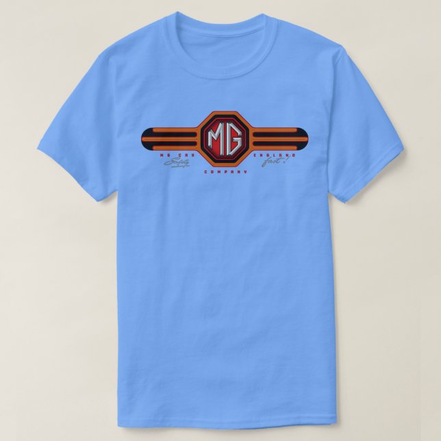 T-shirt MG voitures Angleterre 1 (Design devant)