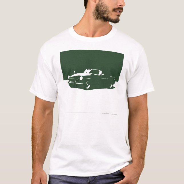 T-shirt MGB, 1971 - Racing Green en chemise légère (Devant)