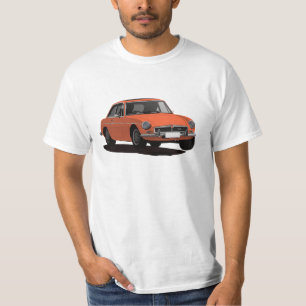T-shirt MGB GT V8 - orange - jaune - marron