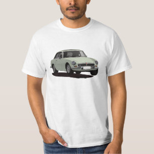 T-shirt MGB GT - vert et jaune - choisissez une couleur !