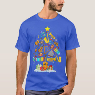 T-shirt MGl7 Music Enseignant Noël Arbre Joyeux Noël Musiq