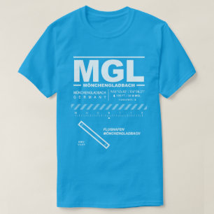 T-shirt MGL de l'aéroport de Mönchengladbach