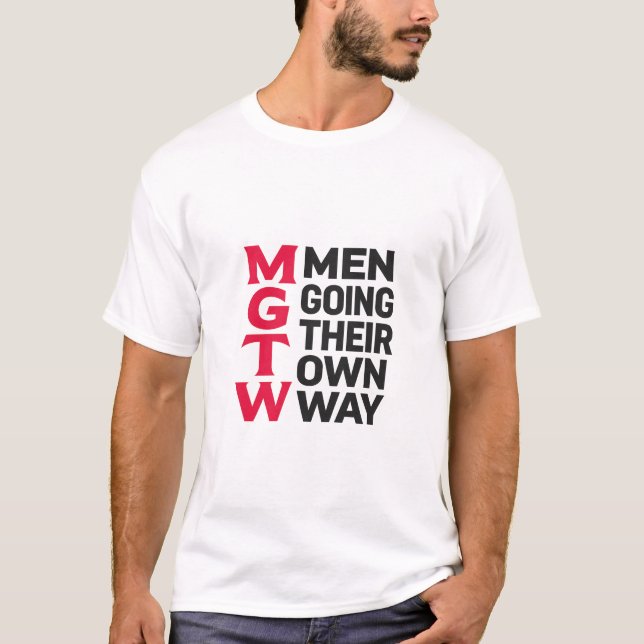 T-shirt mgtow hommes  (Devant)