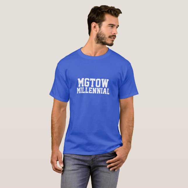T-shirt MGTOW millénaire (Devant entier)