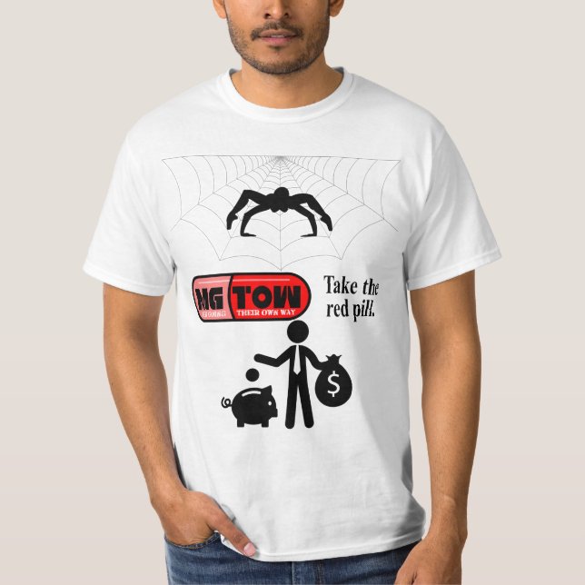 T-shirt MGTOW - Prenez la pilule rouge (Devant)