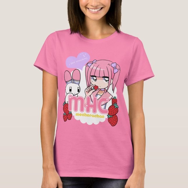 T-shirt MHC strawberry milk (Devant)