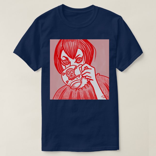 T-shirt Mhhh Un café pétillant (Design devant)