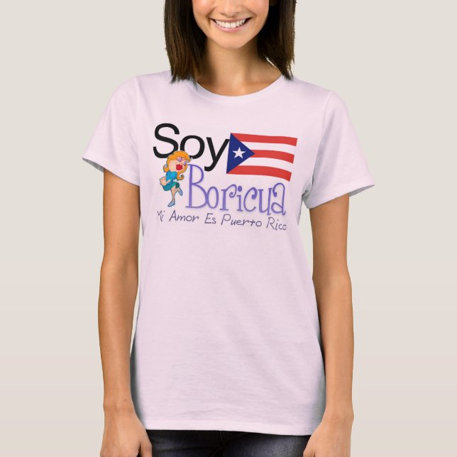 T-shirt MI Amor es Porto Rico (Devant)