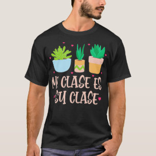 T-shirt Mi Clase Es Su Clase Funny Enseignant Espagnol Ret