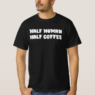 T-shirt Mi-homme mi-café