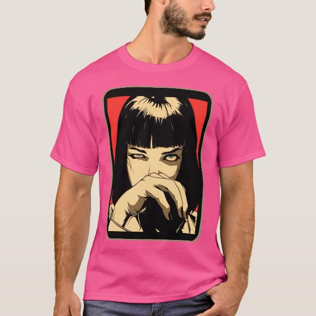 T-shirt Mia Wallace Pulp Fiction (Devant)