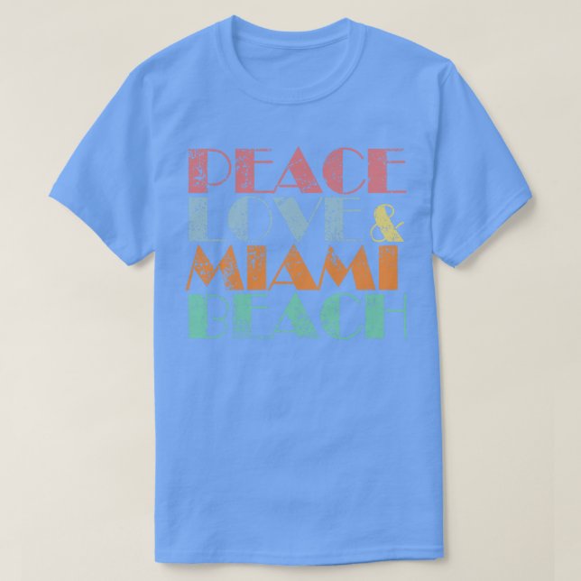 T-shirt Miami Beach (Design devant)