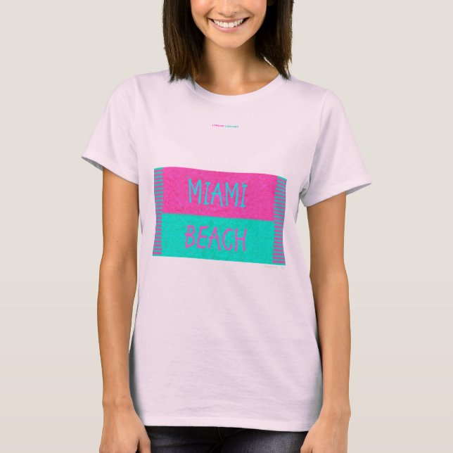T-SHIRT MIAMI BEACH (Devant)