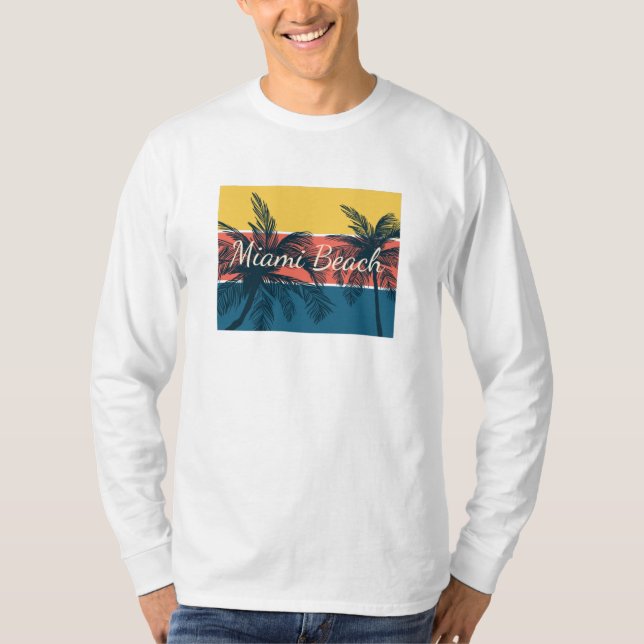 T-shirt Miami Beach (Devant)