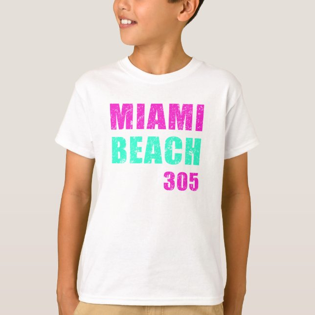 T-shirt Miami Beach 305 (Devant)