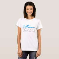 Miami Beach Blue et Black personnalisable