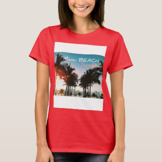 T-shirt Miami Beach été