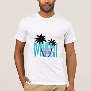 T-shirt Miami Beach, Floride, Cool de typographie
