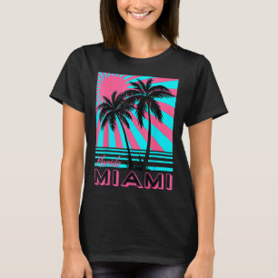 T-shirt Miami Beach Floride Miami Palm Trees