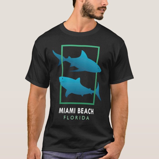 T-shirt Miami Beach Floride Souvenir 5 (Devant)