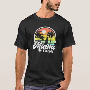 T-shirt Miami Beach Floride Surf les années 70 idée de Sur