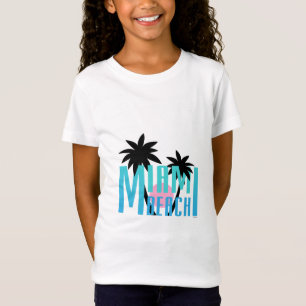 T-Shirt Miami Beach, la Floride, cool de typographie