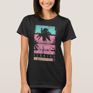 T-shirt Miami Beach Vacation Souvenir Vêtements 80´s Miami