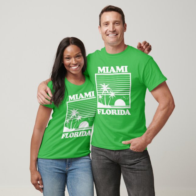 T-shirt Miami, Floride (Unisexe)