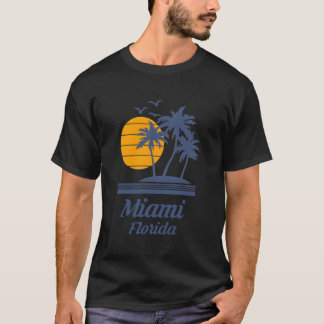 T-shirt Miami Floride Fl City State Beach Souvenir tourist