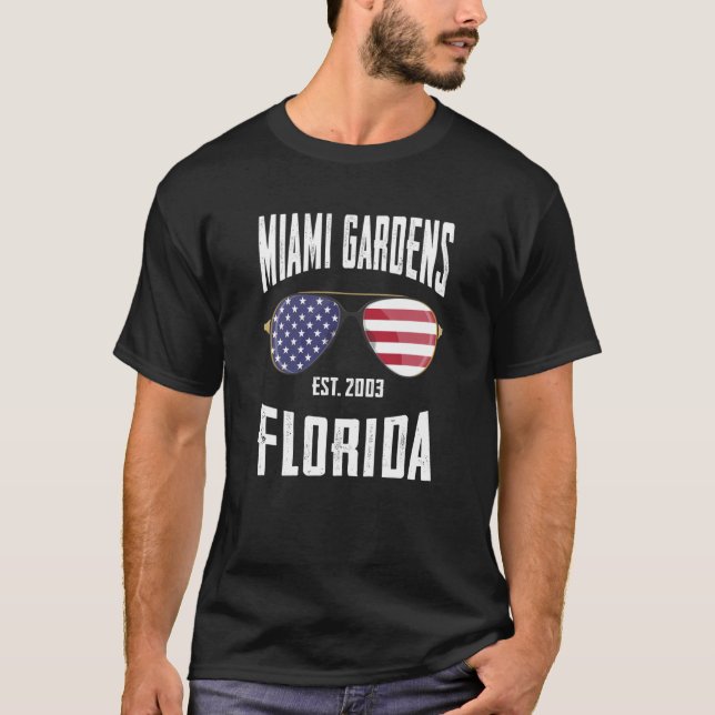 T-shirt Miami Gardens (Devant)