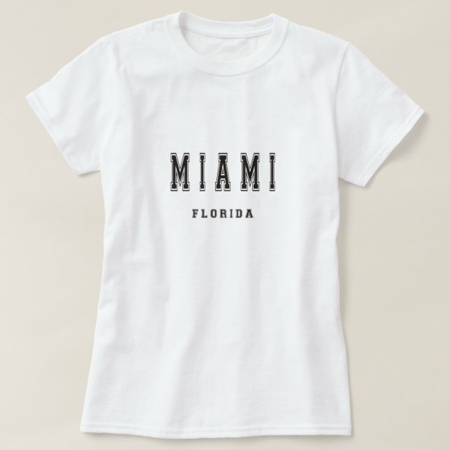T-shirt Miami la Floride (Design devant)