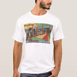 T-shirt Miami, lettre ScenesMiami, FL 2 de FloridaLarge