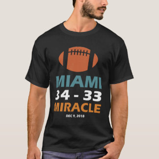 T-shirt Miami Miracle Funny Miami Football Dolphins Long S