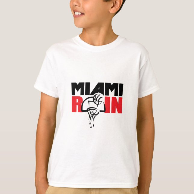T-SHIRT MIAMI RAIN MERCHANDISE (Devant)
