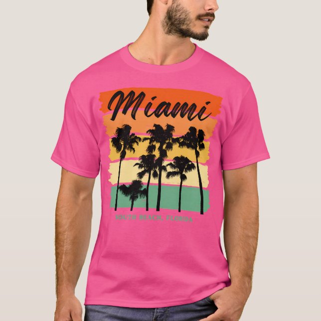 T-shirt Miami South Beach (Devant)