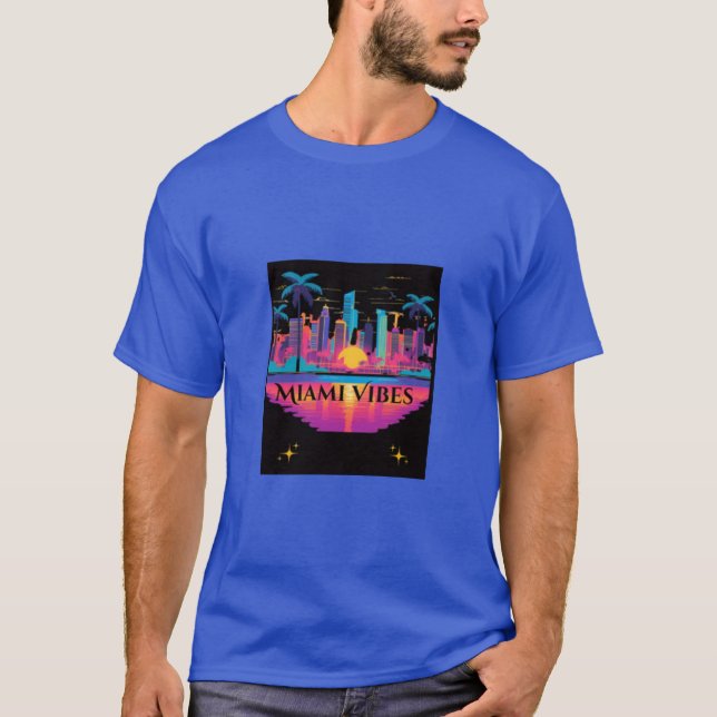 T-shirt Miami Vibes (Devant)