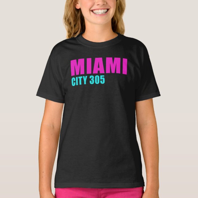 T-shirt Miami Ville 305 (Devant)