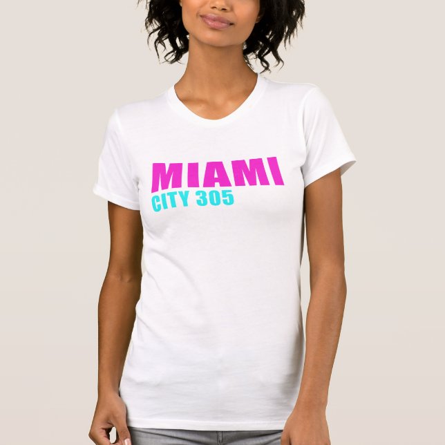 T-shirt Miami Ville 305 (Devant)