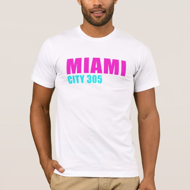 T-shirt Miami Ville 305 (Devant)